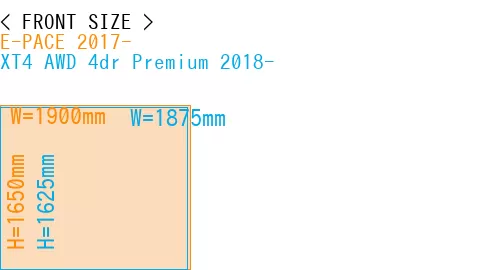 #E-PACE 2017- + XT4 AWD 4dr Premium 2018-